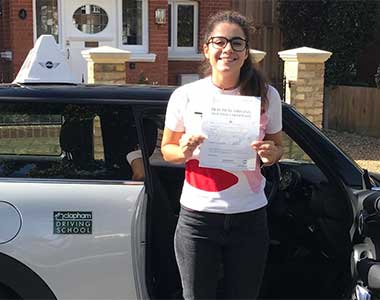 Cristian testimonial Clapham Driving School